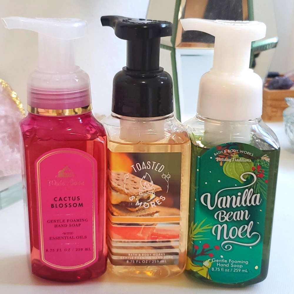 NEW Bath & Body Works Gentle Foaming Hand Soap Bundle 3 pcs